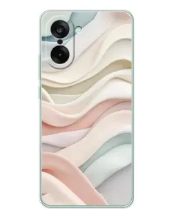 Чехол для OnePlus Ace 5 Racing с картинкой «Пастельные нежные волны»