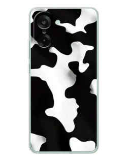 Чехол для OnePlus Ace 5 Racing с картинкой «Черно-белое пятно»