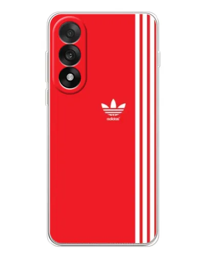 Чехол для OnePlus Ace 5 Ultra с картинкой «Красный минимализм Adidas»