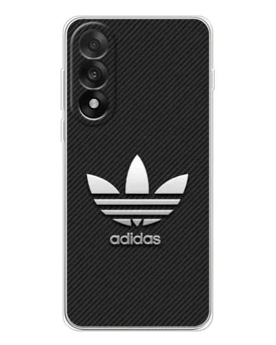 Чехол для OnePlus Ace 5 Ultra с картинкой «Adidas Карбоновая текстура»