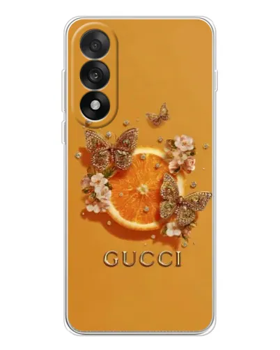 Чехол для OnePlus Ace 5 Ultra с картинкой «Gucci — золотые бабочки» Чехол для OnePlus Ace 5 Ultra с картинкой «Gucci — золотые бабочки»