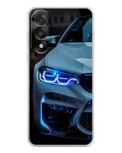 Чохол для OnePlus Ace 5 Ultra з картинкою «Погляд BMW з синіми фарами» Чохол для OnePlus Ace 5 Ultra з картинкою «Погляд BMW з синіми фарами»