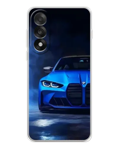 Чехол для OnePlus Ace 5 Ultra с картинкой «Голубая BMW M4»