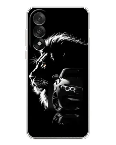 Чехол для OnePlus Ace 5 Ultra с картинкой «BMW и лев»