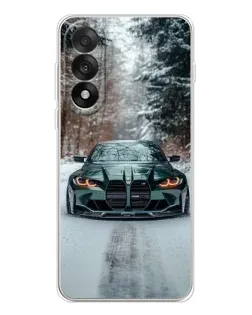 Чохол для OnePlus Ace 5 Ultra з картинкою «BMW у зимовому лісі» Чохол для OnePlus Ace 5 Ultra з картинкою «BMW у зимовому лісі»