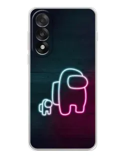 Чехол для OnePlus Ace 5 Ultra с картинкой «Among Us неон-арт»