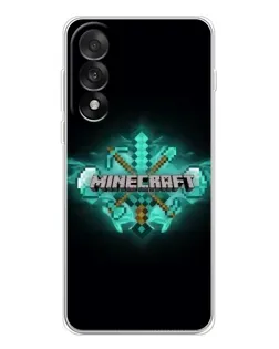 Чехол для OnePlus Ace 5 Ultra с картинкой «Minecraft Diamond лого» Чехол для OnePlus Ace 5 Ultra с картинкой «Minecraft Diamond лого»