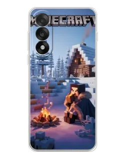 Чехол для OnePlus Ace 5 Ultra с картинкой «Зимний Minecraft» Чехол для OnePlus Ace 5 Ultra с картинкой «Зимний Minecraft»