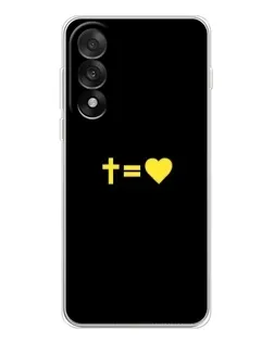 Чехол для OnePlus Ace 5 Ultra с картинкой «Сердце и Крест»