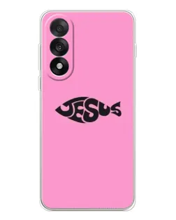 Чехол для OnePlus Ace 5 Ultra с картинкой «Розовый символ  Jesus»