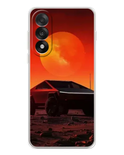 Чехол для OnePlus Ace 5 Ultra с картинкой «Cybertruck на Марсе»