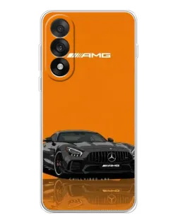 Чехол для OnePlus Ace 5 Ultra с картинкой «Оранжевый Mercedes AMG»