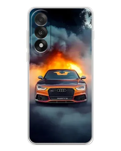 Чехол для OnePlus Ace 5 Ultra с картинкой «Audi в огненном дыму» Чехол для OnePlus Ace 5 Ultra с картинкой «Audi в огненном дыму»