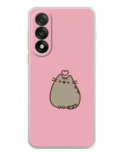 Чехол для OnePlus Ace 5 Ultra с картинкой «Pusheen сердце» Чехол для OnePlus Ace 5 Ultra с картинкой «Pusheen сердце»