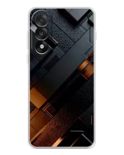 Чехол для OnePlus Ace 5 Ultra с картинкой «Черные геометрические блоки»