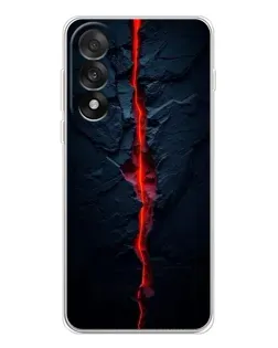 Чехол для OnePlus Ace 5 Ultra с картинкой «Kрасная лавовая трещина»