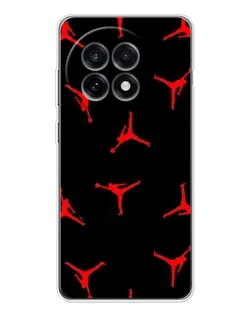 Чохол для OnePlus Ace 5 з картинкою «Jordan Red Pattern»