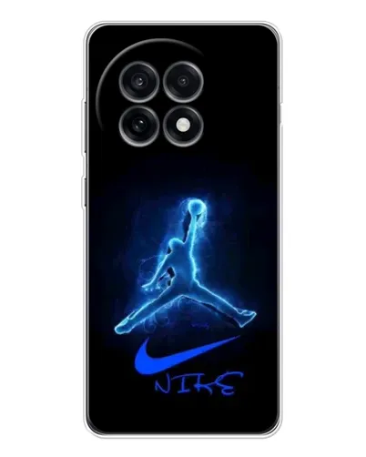 Чехол для OnePlus Ace 5 с картинкой «Jordan Neon Blue»