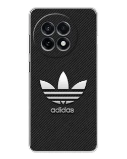 Чохол для OnePlus Ace 5 з картинкою «Adidas Карбонова текстура»