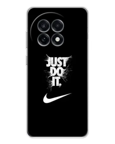 Чехол для OnePlus Ace 5 с картинкой «Текстовый принт Nike»