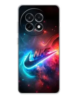 Чехол для OnePlus Ace 5 с картинкой «Огненный логотип Nike»