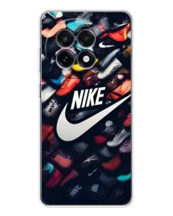 Чехол для OnePlus Ace 5 с картинкой «Коллекция кроссовок Nike»
