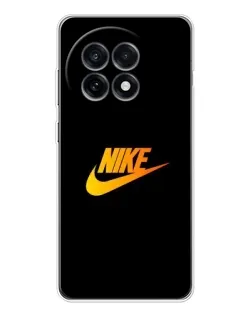 Чехол для OnePlus Ace 5 с картинкой «Золотой логотип Nike»