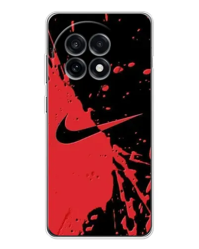 Чехол для OnePlus Ace 5 с картинкой «Красные брызги Nike» Чехол для OnePlus Ace 5 с картинкой «Красные брызги Nike»