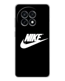 Чехол для OnePlus Ace 5 с картинкой «Мазки краски Nike»
