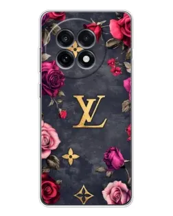Чохол для OnePlus Ace 5 з картинкою «Квітковий Louis Vuitton»