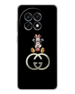 Чохол для OnePlus Ace 5 з картинкою «Мінні Маус на лого» Чохол для OnePlus Ace 5 з картинкою «Мінні Маус на лого»