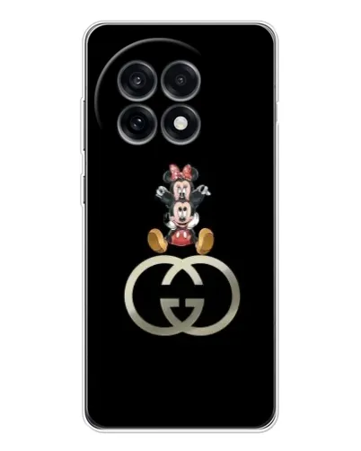 Чехол для OnePlus Ace 5 с картинкой «Минни Маус на лого»