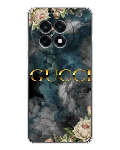 Чехол для OnePlus Ace 5 с картинкой «Абстрактные цветы Gucci»