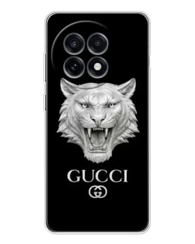 Чохол для OnePlus Ace 5 з картинкою «Gucci — срібний лев» Чохол для OnePlus Ace 5 з картинкою «Gucci — срібний лев»