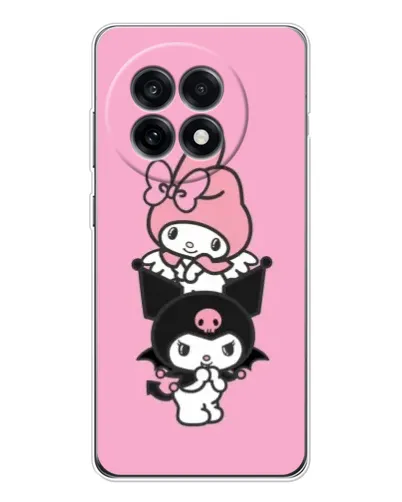 Чехол для OnePlus Ace 5 с картинкой «My Melody и Kuromi»