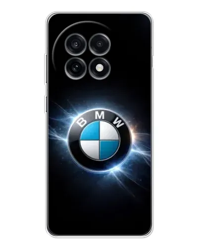 Чохол для OnePlus Ace 5 з картинкою «BMW — неонове сяйво»