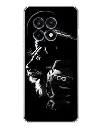 Чохол для OnePlus Ace 5 з картинкою «BMW та лев»