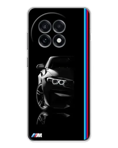 Чохол для OnePlus Ace 5 з картинкою «Силует BMW в темряві»
