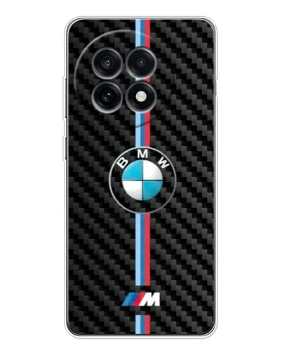Чохол для OnePlus Ace 5 з картинкою «Емблема BMW та карбон»