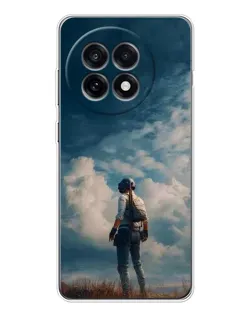 Чохол для OnePlus Ace 5 з картинкою «Герой PUBG на скелі» Чохол для OnePlus Ace 5 з картинкою «Герой PUBG на скелі»