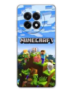 Чохол для OnePlus Ace 5 з картинкою «Minecraft класичний світ»