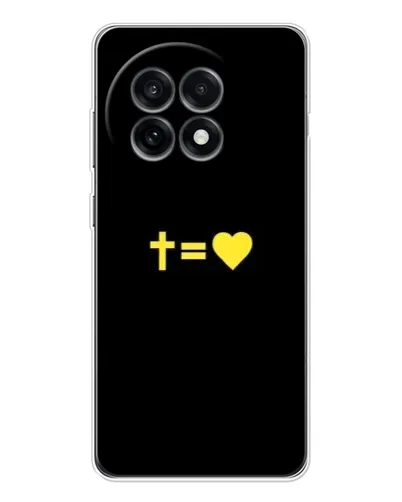 Чохол для OnePlus Ace 5 з картинкою «Серце та Хрест»