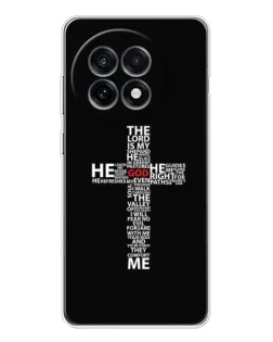Чехол для OnePlus Ace 5 с картинкой «Текстовый крест»