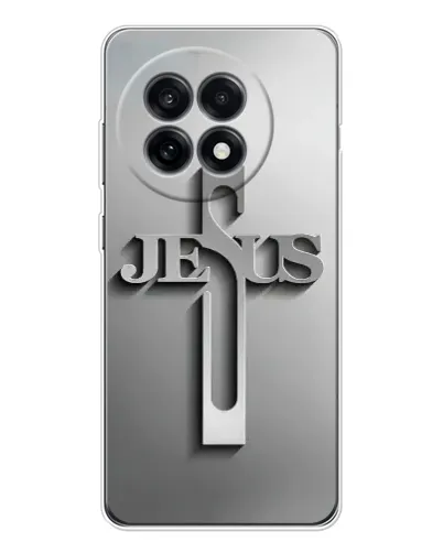 Чехол для OnePlus Ace 5 с картинкой «Металлический крест Jesus» Чехол для OnePlus Ace 5 с картинкой «Металлический крест Jesus»