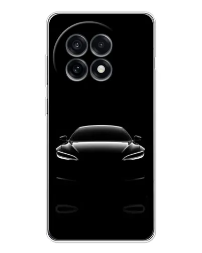 Чохол для OnePlus Ace 5 з картинкою «Силует Tesla Night»