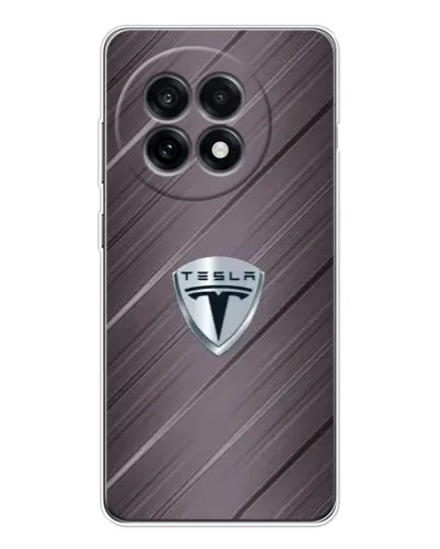 Чохол для OnePlus Ace 5 з картинкою «Металева текстура Tesla»