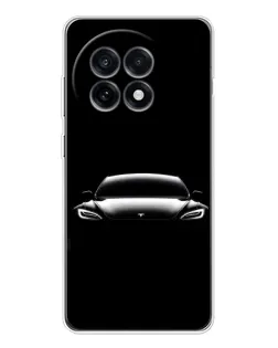 Чохол для OnePlus Ace 5 з картинкою «Фари Tesla Night» Чохол для OnePlus Ace 5 з картинкою «Фари Tesla Night»