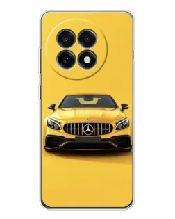Чохол для OnePlus Ace 5 з картинкою «Жовтий Mercedes GT»