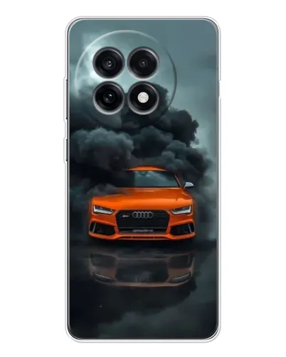 Чохол для OnePlus Ace 5 з картинкою «Audi у хмарах диму»