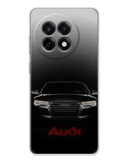 Чохол для OnePlus Ace 5 з картинкою «Audi — градієнтний контур»